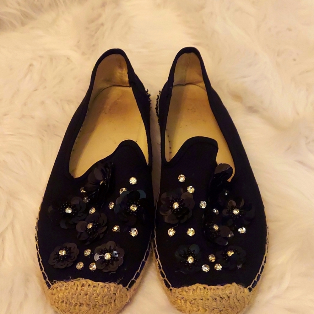 Black espadrille
